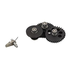 Modify gruppo ingranaggi in acciaio SMOOTH per gearbox 8mm (16.32:1) Hi Speed
