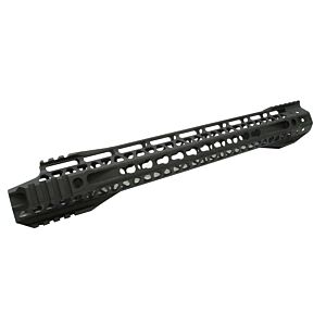 G&P astina MOTS II Upper Cut Keymod da 16.2 pollici per fucile elettrico m4 (nera)