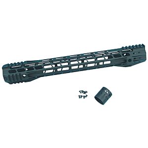 G&P astina M-LOK da 16.2 pollici per fucile m4 (nera)