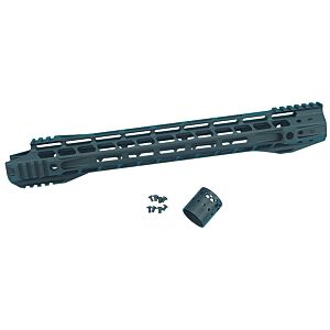 G&P astina Upper Cut M-LOK da 16.2 pollici per fucile m4 (nera)