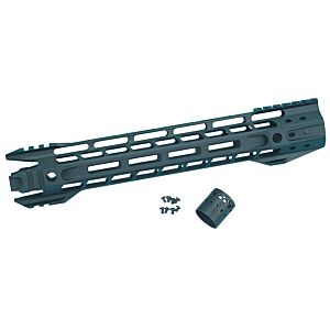 G&P astina Phantom M-LOK da 12.5 pollici per fucile m4 (nera)