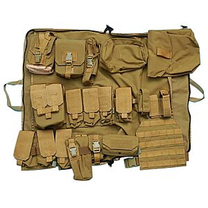 G&p set tasche modulari per tattico ciras (tan)