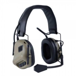 Wosport cuffie radio con microfono (tan)
