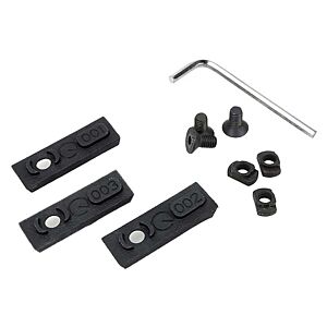 SOTAC set ferma cavi in nylon AS style per astine M-LOK (nera)