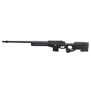 Well fucile a molla AW338 accuracy con bipiede nero (Marui clone)
