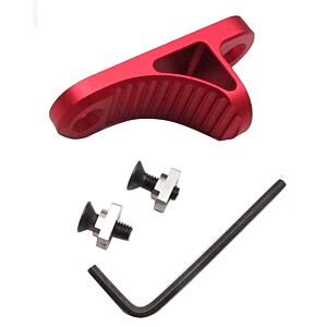 JJ airsoft grip hand stop B5K per astine M-LOK (rossa)