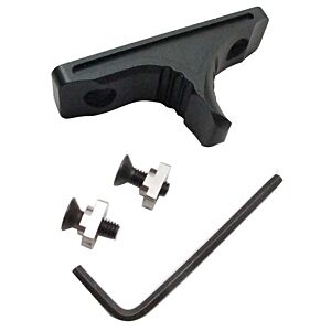 JJ airsoft Serrated scale hand stop grip for M-LOK handguards (black)