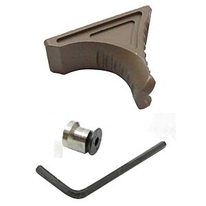 JJ airsoft grip hand stop RS KAVE per astine keymod (tan)