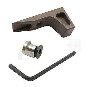 JJ airsoft grip hand stop SRL BARRICADE MOD1 per astine keymod (tan)