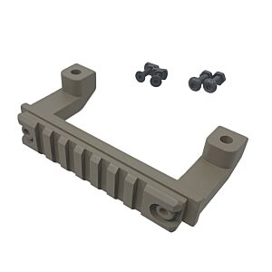 JJ Airsoft slitta laterale porta dot per astine M-LOK (tan)