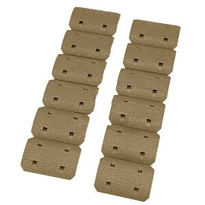 JJ Airsoft cover set KEYMOD per astine tattiche (tan)