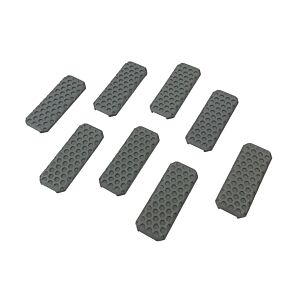 JJ Airsoft cover set M-LOK Type-2 per astine tattiche (grigio)