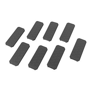 JJ Airsoft cover set M-LOK Type-3 per astine tattiche (nero)