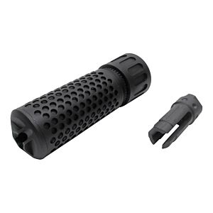 5KU silenziatore KAC-QDC CQB con spegnifiamma per fucile elettrico 14mm- (nero)
