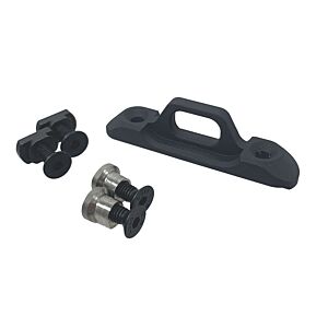JJ Airsoft piatto anello cinghia HK style per astine M-LOK/KEYMOD (nero)