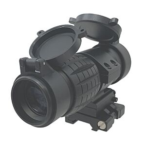 JJ Airsoft ottica ingranditore 4x con anello abbattibile (nera)