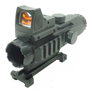 JJ airsoft ottica LPHM mk4 style 3x24 con RMR minidot (nera)