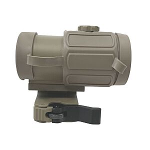 JJ Airsoft ottica G43 MICRO ingranditore 3x con anello abbattibile (tan)
