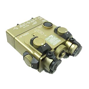 SOTAC DBAL-A2 puntatore dual con laser & torcia IR per slitte 20mm (dark earth)