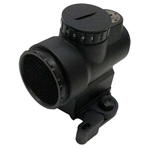 JJ airsoft ottica sgancio rapido MRO micro red circle full set con killflash (nero)