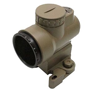 JJ airsoft ottica sgancio rapido MRO micro red circle full set con killflash (tan)