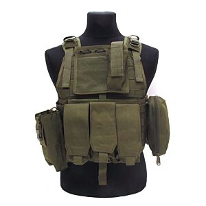 Royal plus giubbino molle tactical vest (verde)