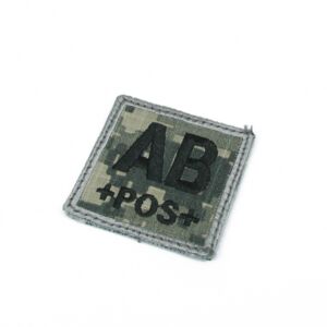 King arms patch quadra con gruppo sang. AB acu