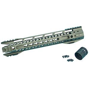 G&P MOTS II 12.5 inches Phantom Keymod rail for M4 rifle (tan)