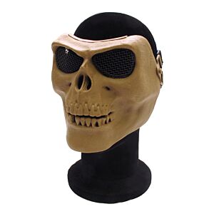 Royal maschera rete skull tan