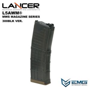 Angry Gun caricatore 35 colpi EMG LANTAC 300BLK L5AWM per fucile a gas M4 MWS