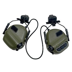 EARMOR cuffie protettive taglia rumore MOD4 per elmetti TEAM WENDY 3.0 (verdi)