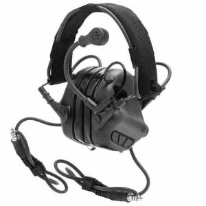 EARMOR cuffie radio ricevitore M32 MARK3 MILPRO DUAL COMMUNICATION da testa (nere)