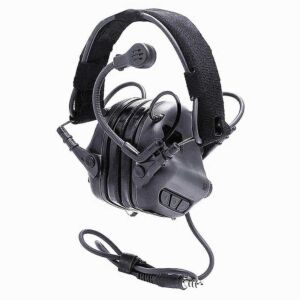 EARMOR cuffie radio ricevitore M32 MARK3 MILPRO da testa (nere)
