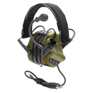 EARMOR cuffie radio ricevitore M32 MARK3 MILPRO da testa (verdi)