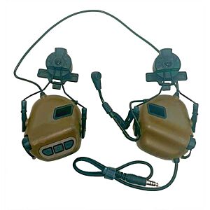 EARMOR cuffie radio ricevitore M32H MOD4 per elmetti TEAM WENDY (coyote brown)