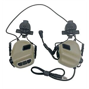 EARMOR cuffie radio ricevitore M32H MOD4 per elmetti TEAM WENDY (tan)