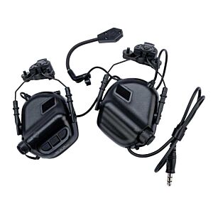 EARMOR cuffie radio ricevitore M32H MOD4 per elmetti TEAM WENDY (nere)