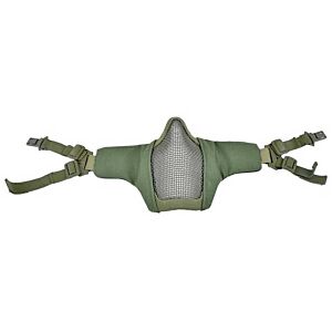 WOSPORT maschera facciale MESH per elmetto FAST (verde)