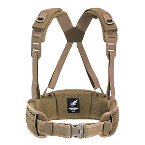 Defcon5 cinturone molle HARNESS bearing con spallacci (tan)