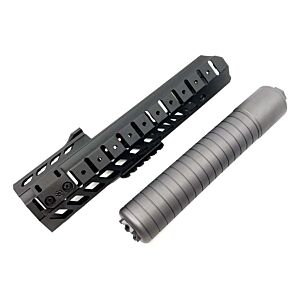 Airsoft Artisan Astina rail LVAW handguard LEGACY per fucile elettrico CYBERGUN SIG MCX (nera)