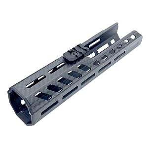 Airsoft Artisan Astina rail handguard CARBON FIBER 10 pollici per fucile elettrico SIG MCX (nera)