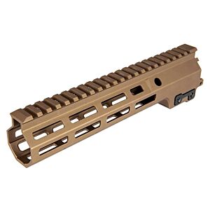 Four Rifle astina M-LOK MK16 Geissele style da 9.5 pollici per fucili elettrici (tan)