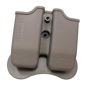 Amomax porta caricatore doppio per pistola tipo M92 (Dark earth)