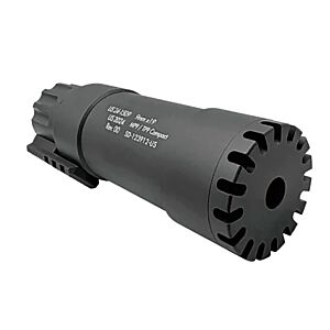 Angry Gun silenziatore COMPACT SPITFIRE tracer per mitraglietta a gas Mp9/Tp9 (nero)