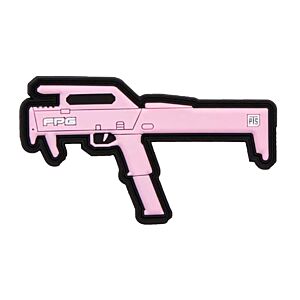 PTS patch in velcro FPG 2.8 pollici (rosa)