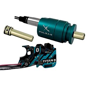 GATE PULSAR HPA engine con doppio nozzle e TITAN II BLUETOOTH per GEARBOX ver.2 (cavi posteriori)