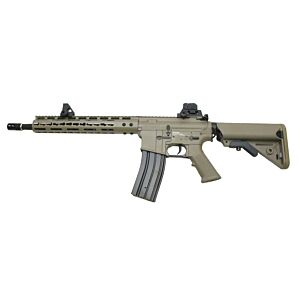 Nuprol fucile elettrico delta M4 RECON ALPHA full metal (tan)