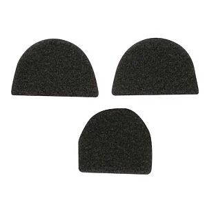 EARMOR HOOK & LOOP velcro sticker set for SORDIN headset (black)