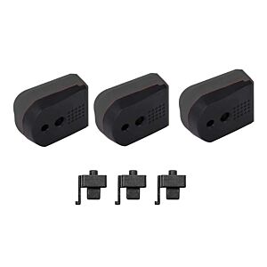 PTS set base caricatore SHOCK plate per pistola Hi Capa (nero)