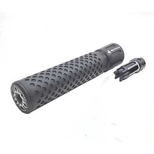 G&P silenziatore BIO-INFECTED con spegnifiamma per fucile elettrico 14mm-